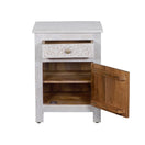 Switch Rainie Hand Carved Wooden Bedside 3 image