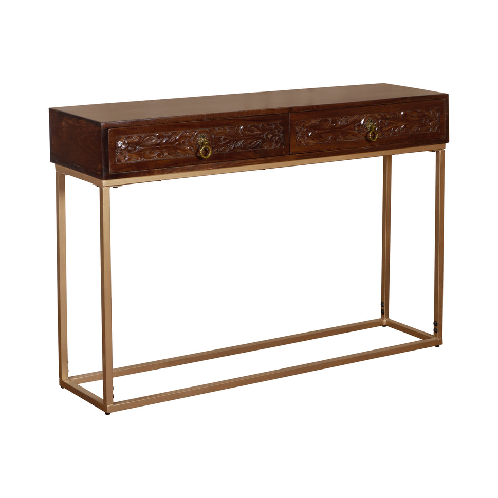 Lavie Hand Carved Console Table