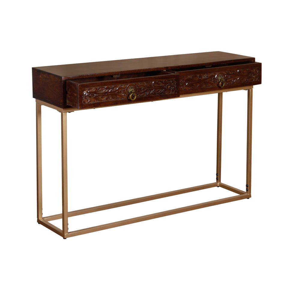 Lavie Hand Carved Console Table