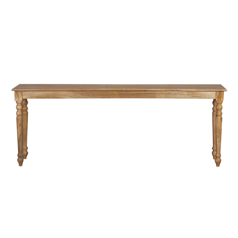 Lucie Hand Carved Wooden Console Table