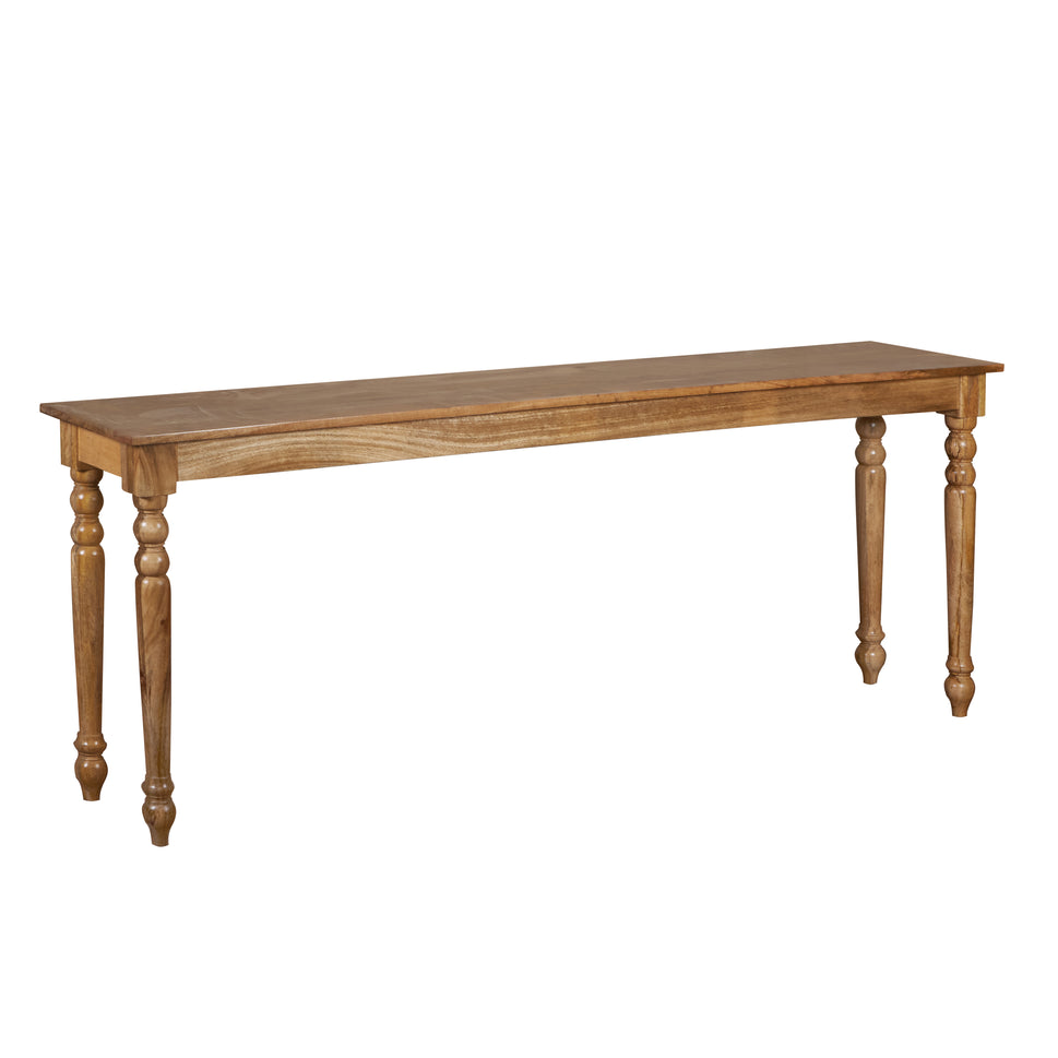 Lucie Hand Carved Wooden Console Table