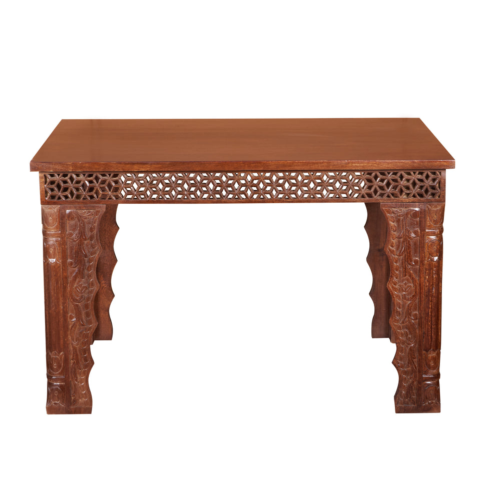 Lima Carved Wooden Dining Table