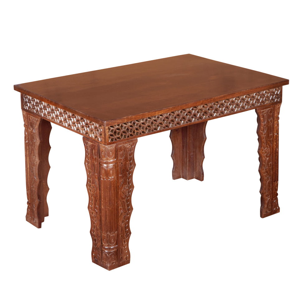 Lima Carved Wooden Dining Table