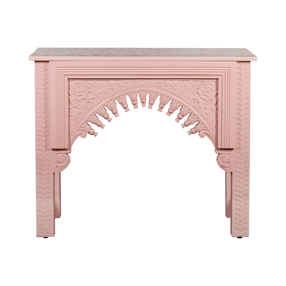 Dia Hand Carved Console Table