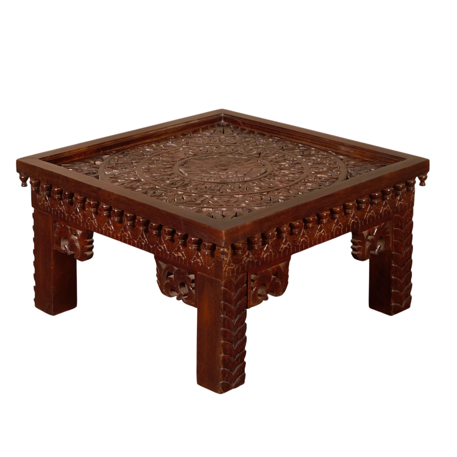 Jimmy Hand Carved Coffee Table
