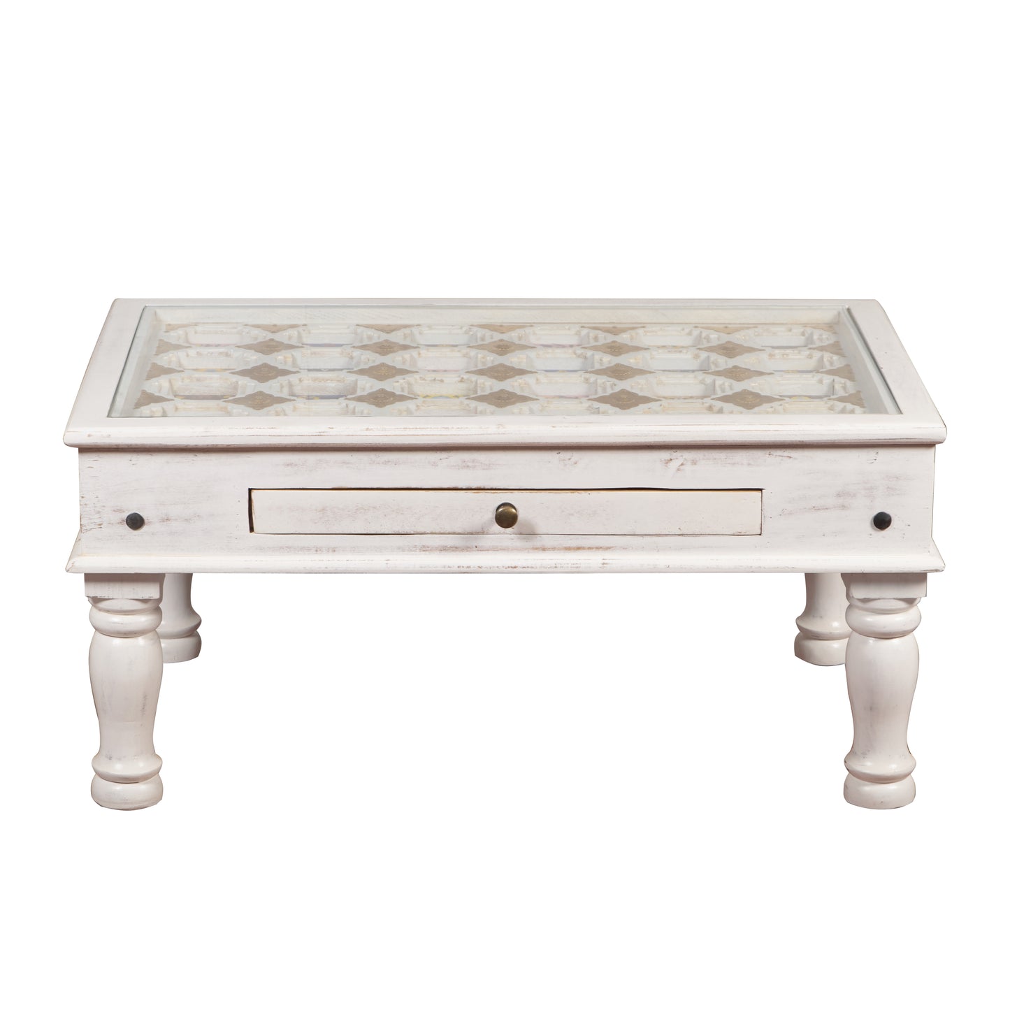 Julie Hand Carved Coffee Table