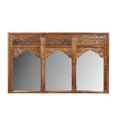 Switch Mahi Hand Carved Wooden Arch Mirror 3 image