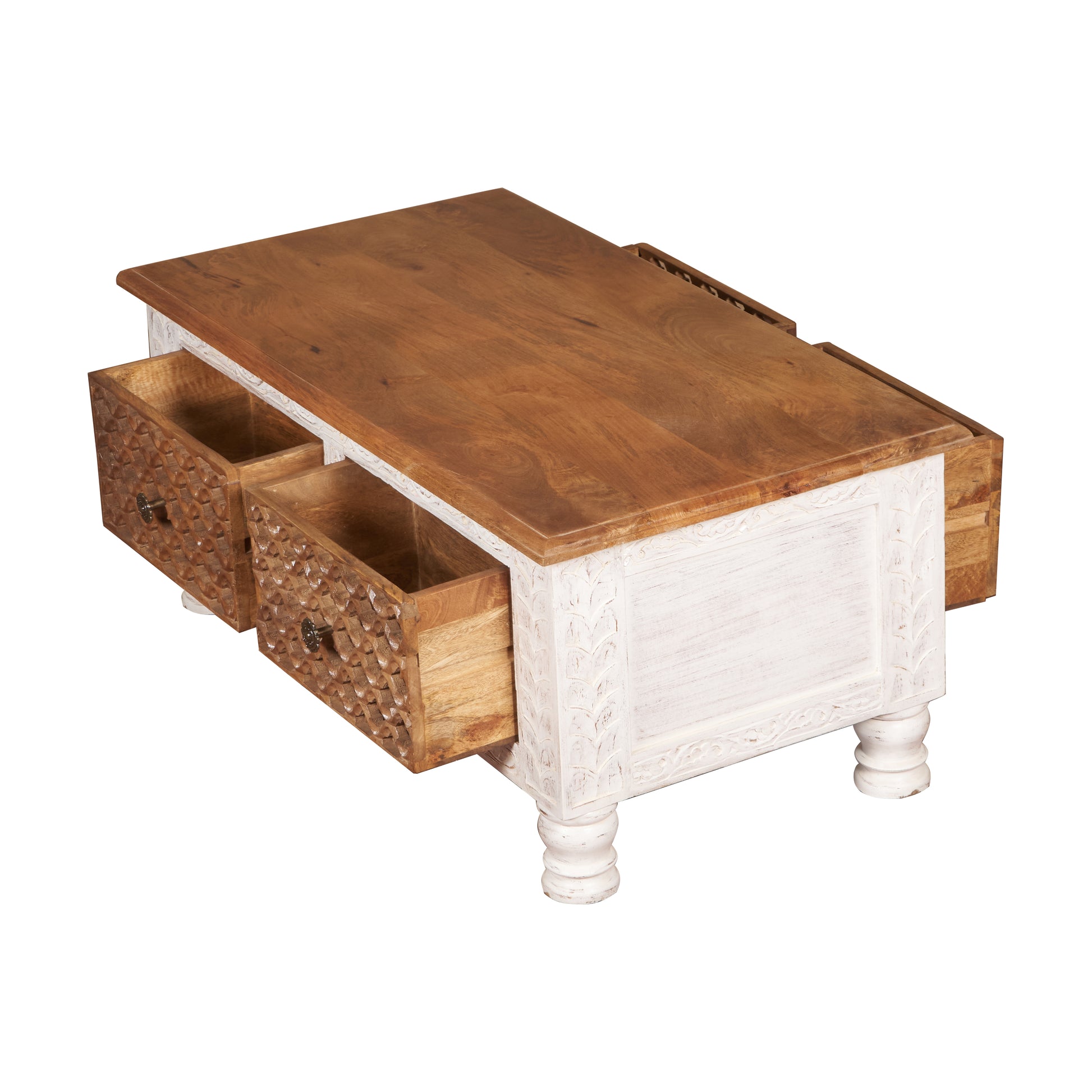 Milan Hand Carved Coffee Table