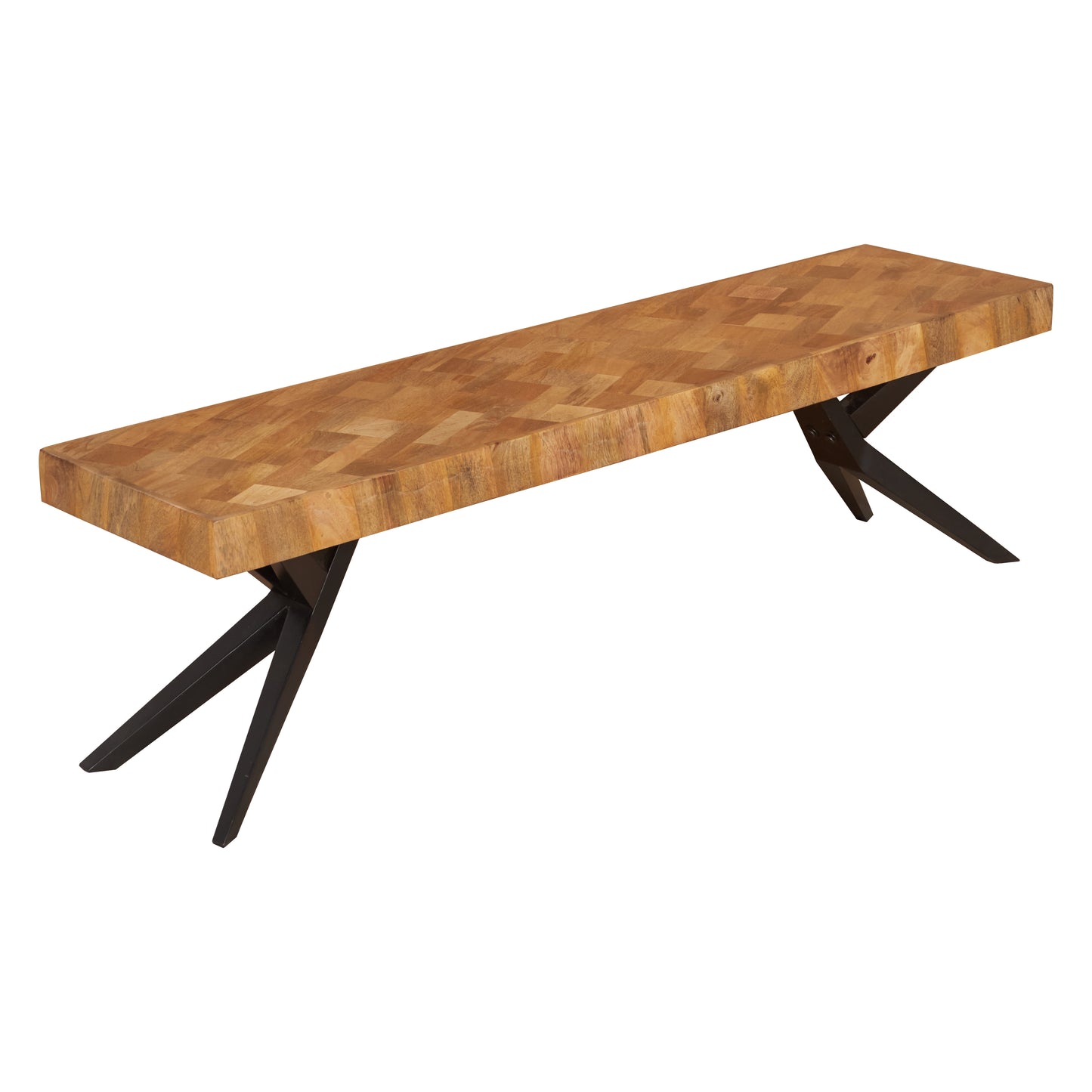 Callan Hand Carved Wooden Dining Bench