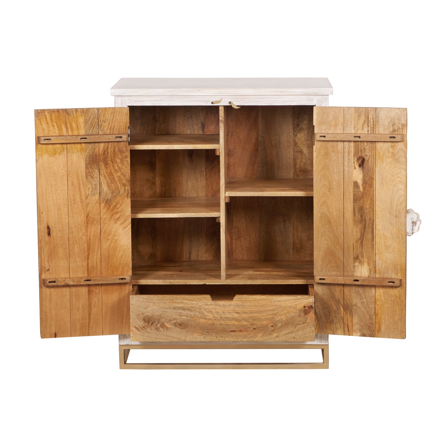 Dalva Indian Wood Bar Cabinet