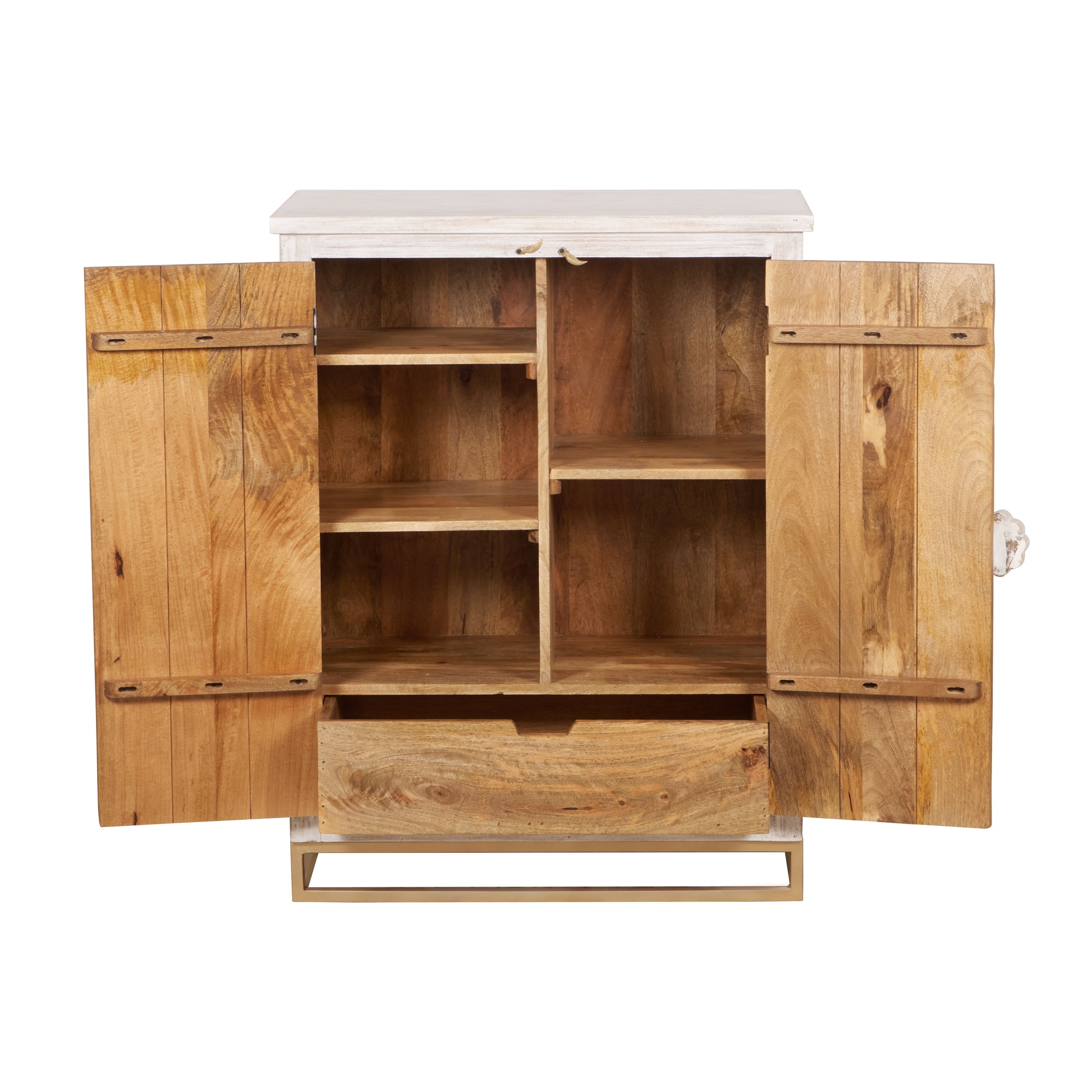 Dalva Indian Wood Bar Cabinet