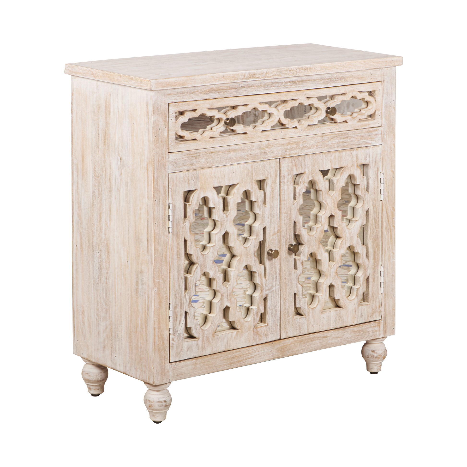 Azami Hand Carved Wooden Chest
