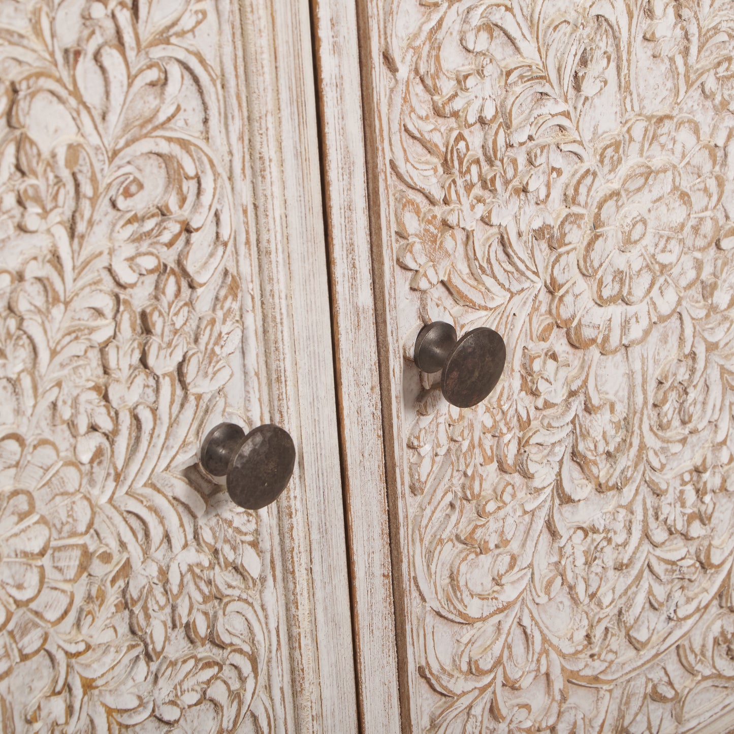 Hawai Hand Carved Wooden Sideboard
