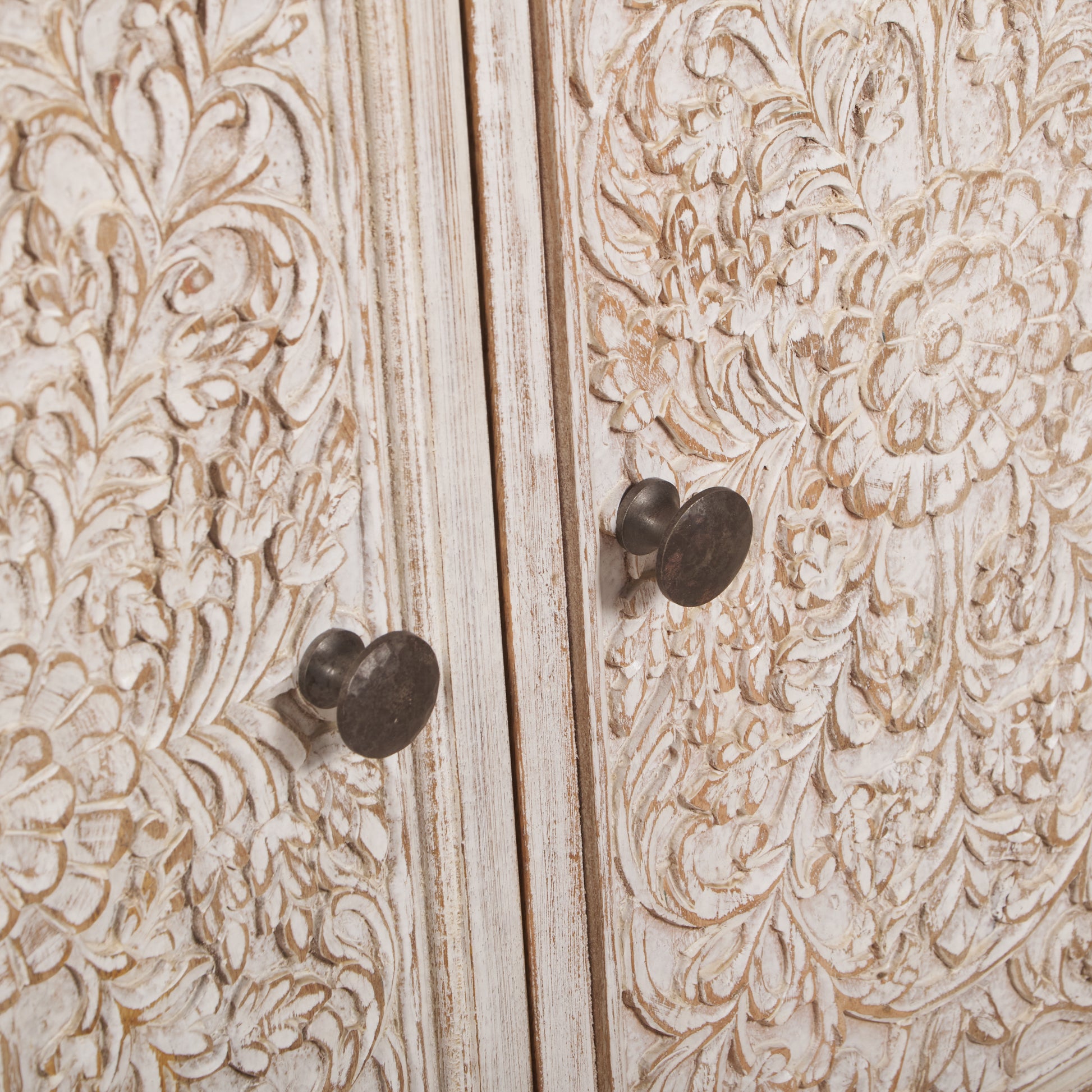 Hawai Hand Carved Wooden Sideboard