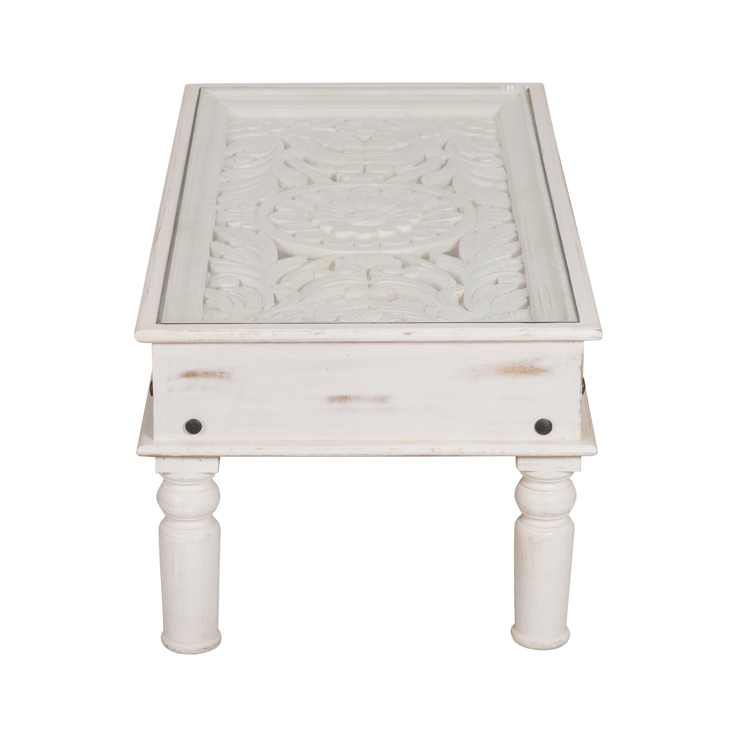 Erme Hand Carved Coffee Table