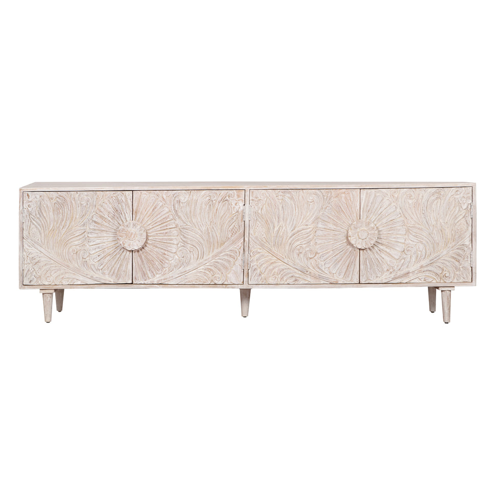 Mecca Hand Carved TV Cabinet