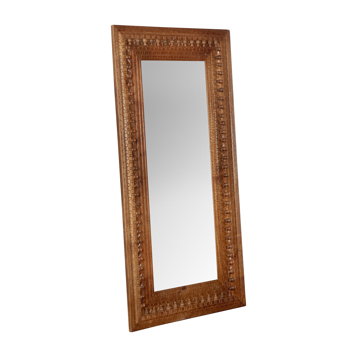 Aarzu Carved Wooden Mirror