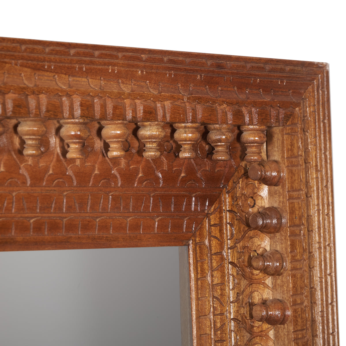 Aarzu Carved Wooden Mirror