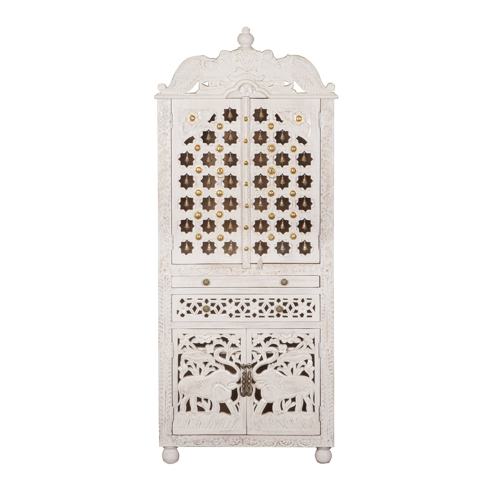 Rajan Hand Carved  Wooden Mandir