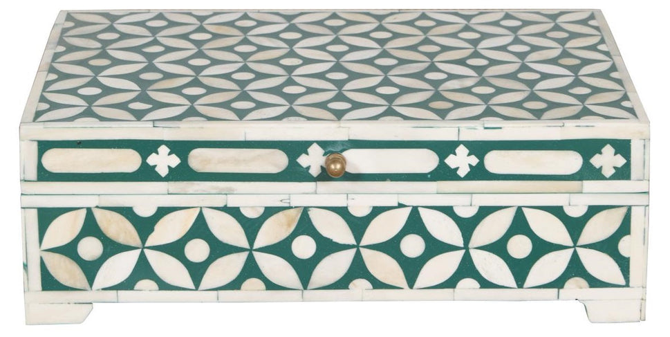 Kelly Bone Inlay Jewelry Box