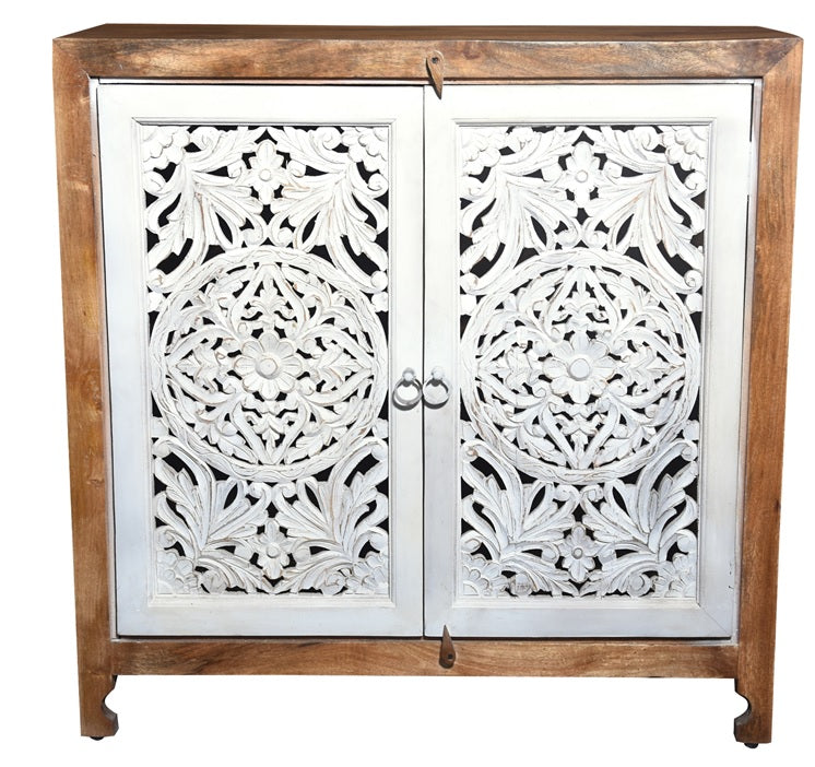 Nayyar Carved Wooden Cabinet