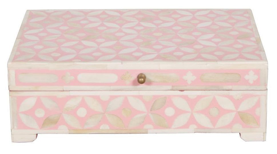 Kelly Bone Inlay Jewelry Box