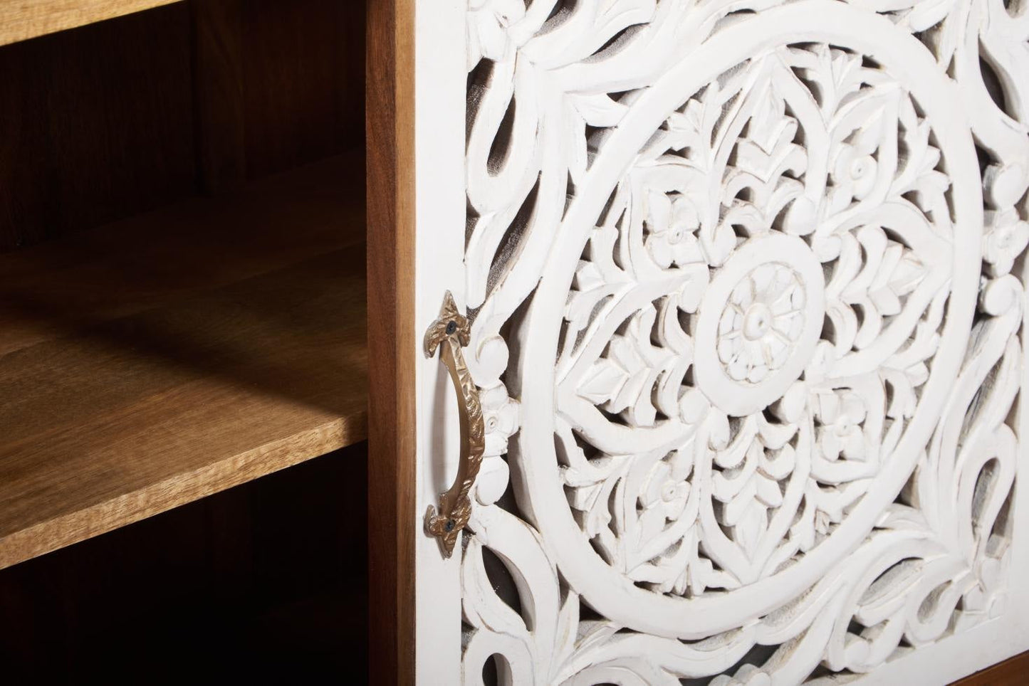 Joseph Carved Wooden Sideboard