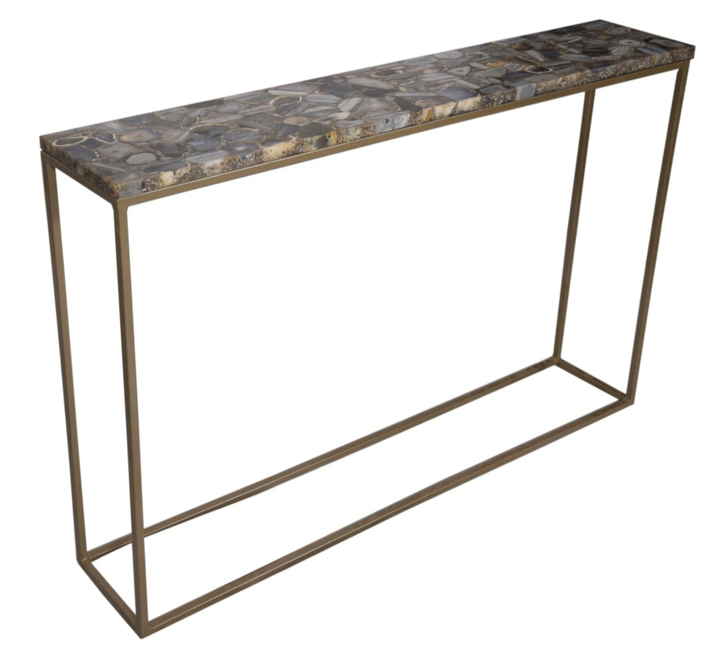 Gina Console Table with Agate Top