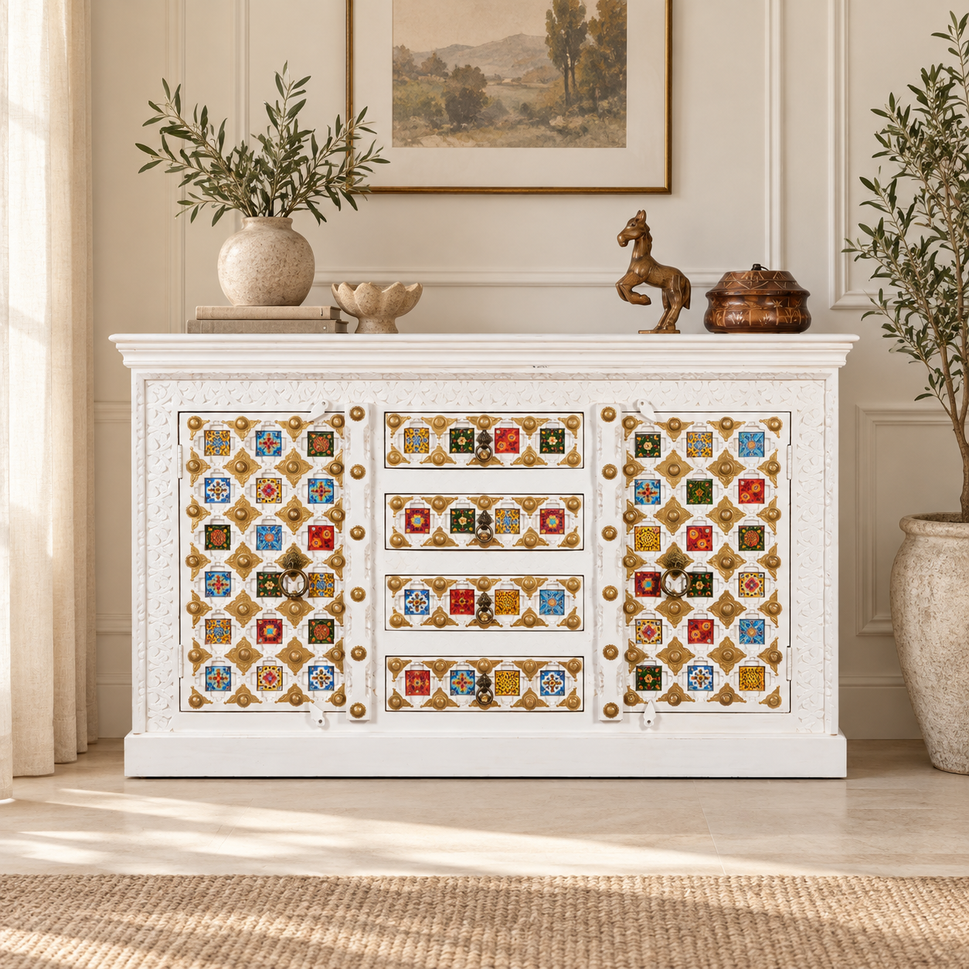 Kiwi Wooden Tile Sideboard