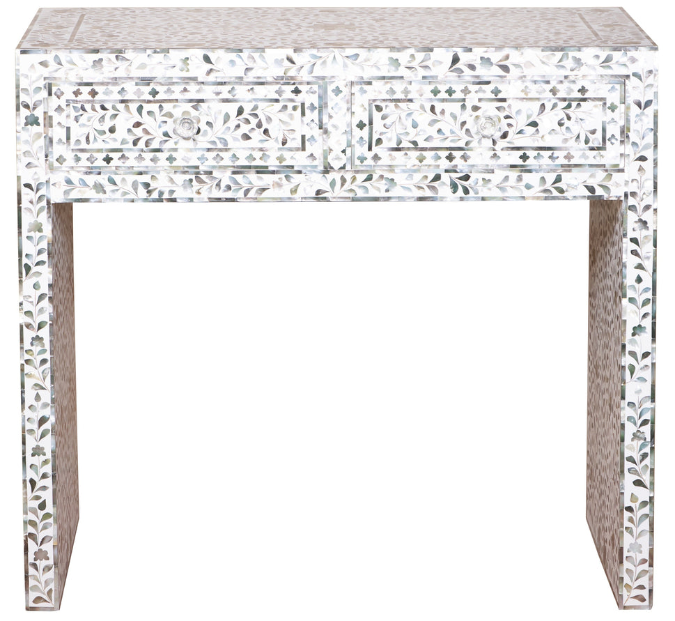 Clara Mother of Pearl Inlay Console Table