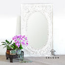 Switch Utkarsh Spindle Carved Wooden Mirror 3 image