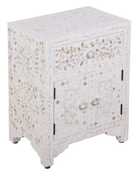 Kelly Mother of pearl Inlay Bedside