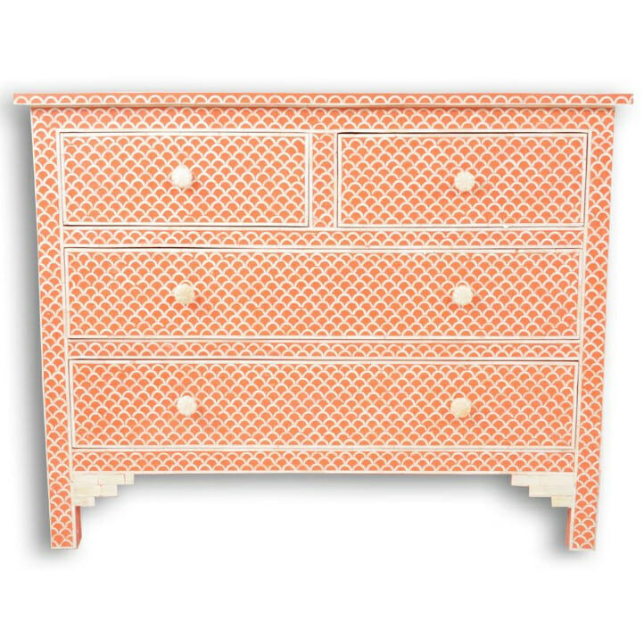 Darcy Bone Inlay Chest of Drawer