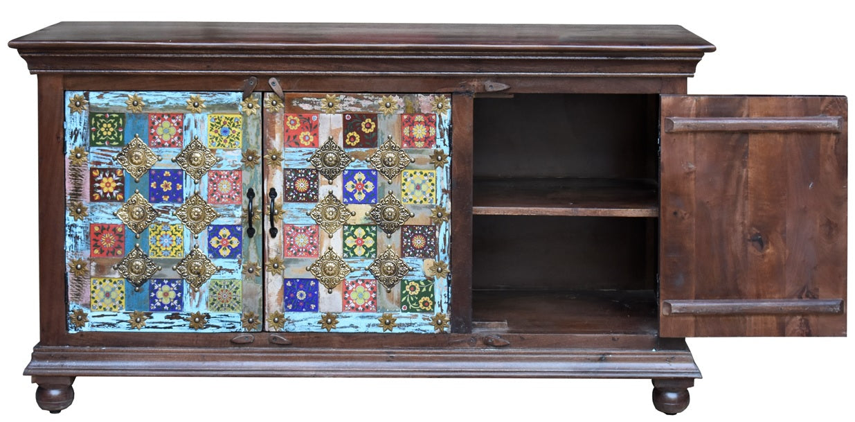 Carol Hand Carved Wooden Sideboard