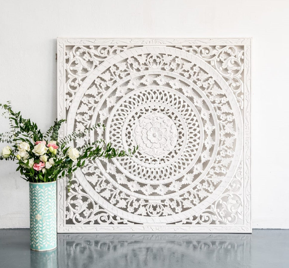 Liza Carved Wall Panel