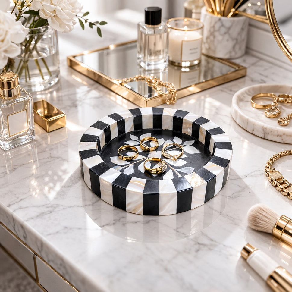 Amy Mother of Pearl Inlay Tray