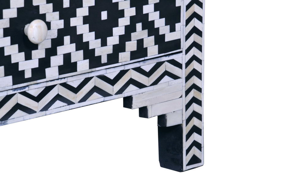 Reva Bone Inlay Chest of Drawer