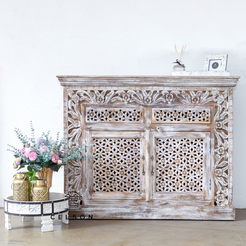 Biba Carved Wooden Cabinet
