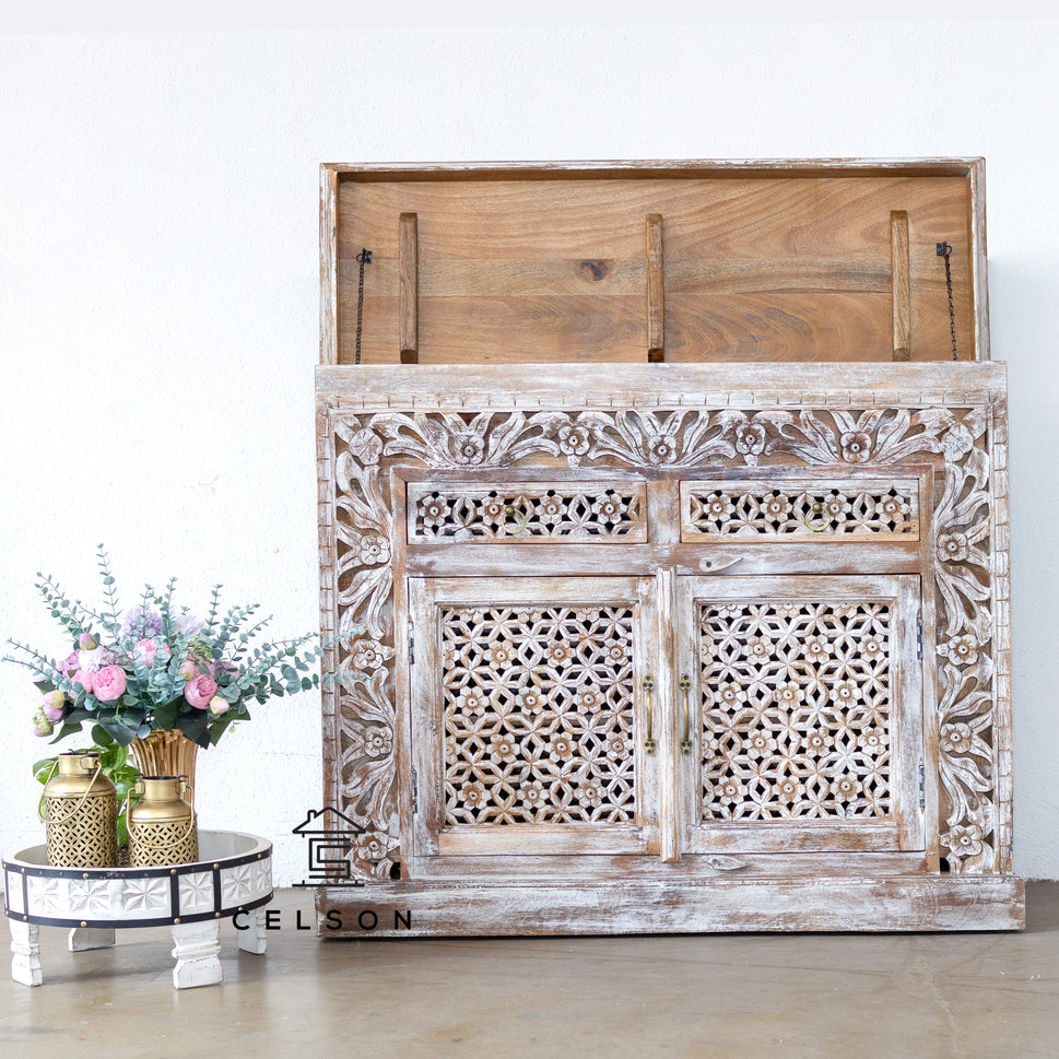 Biba Carved Wooden Cabinet