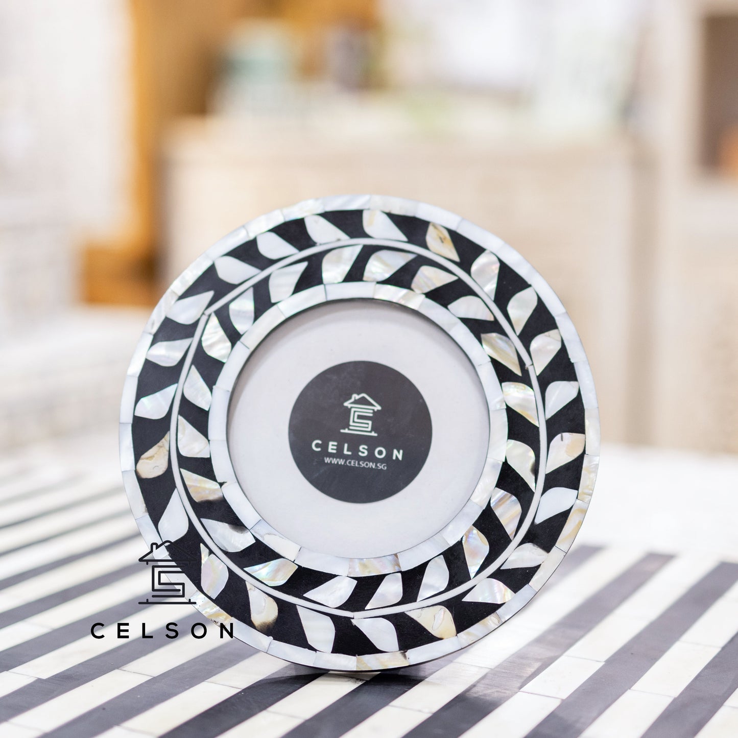 Tyson Mother of Pearl / Bone Inlay Photo Frame