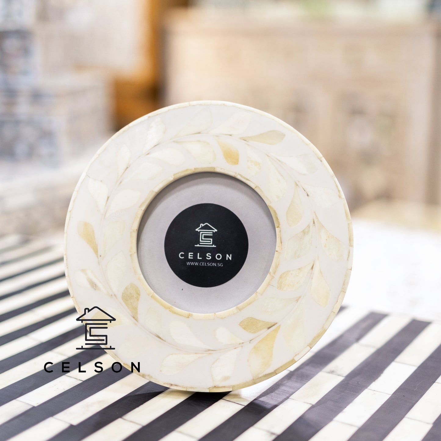 Tyson Mother of Pearl / Bone Inlay Photo Frame