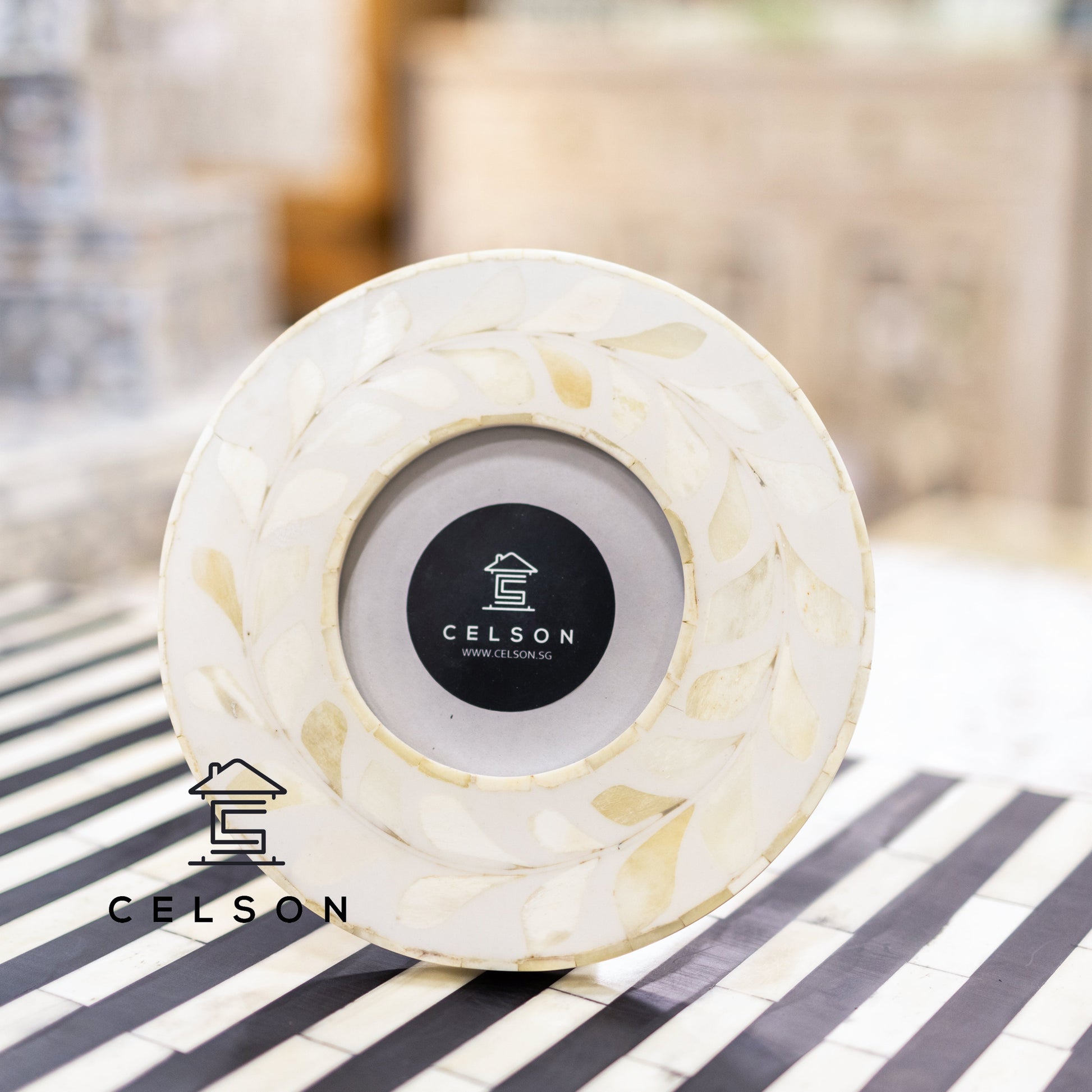 Tyson Mother of Pearl / Bone Inlay Photo Frame