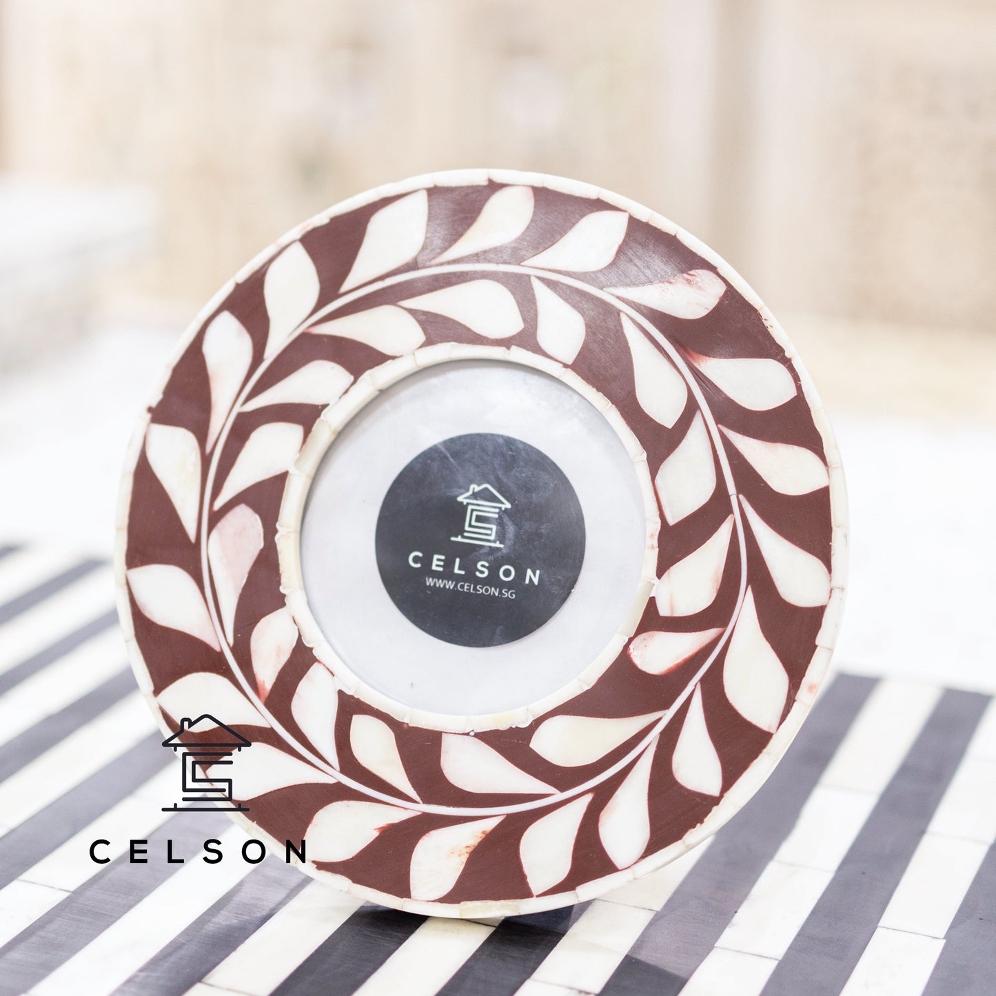 Tyson Mother of Pearl / Bone Inlay Photo Frame