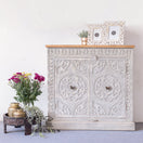 Switch Paanki Carved Wooden Cabinet 2 image