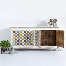 Switch Yasmin Hand Carved Wooden Sideboard 2 image
