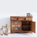 Switch Meena Carved Wooden Cabinet 3 image