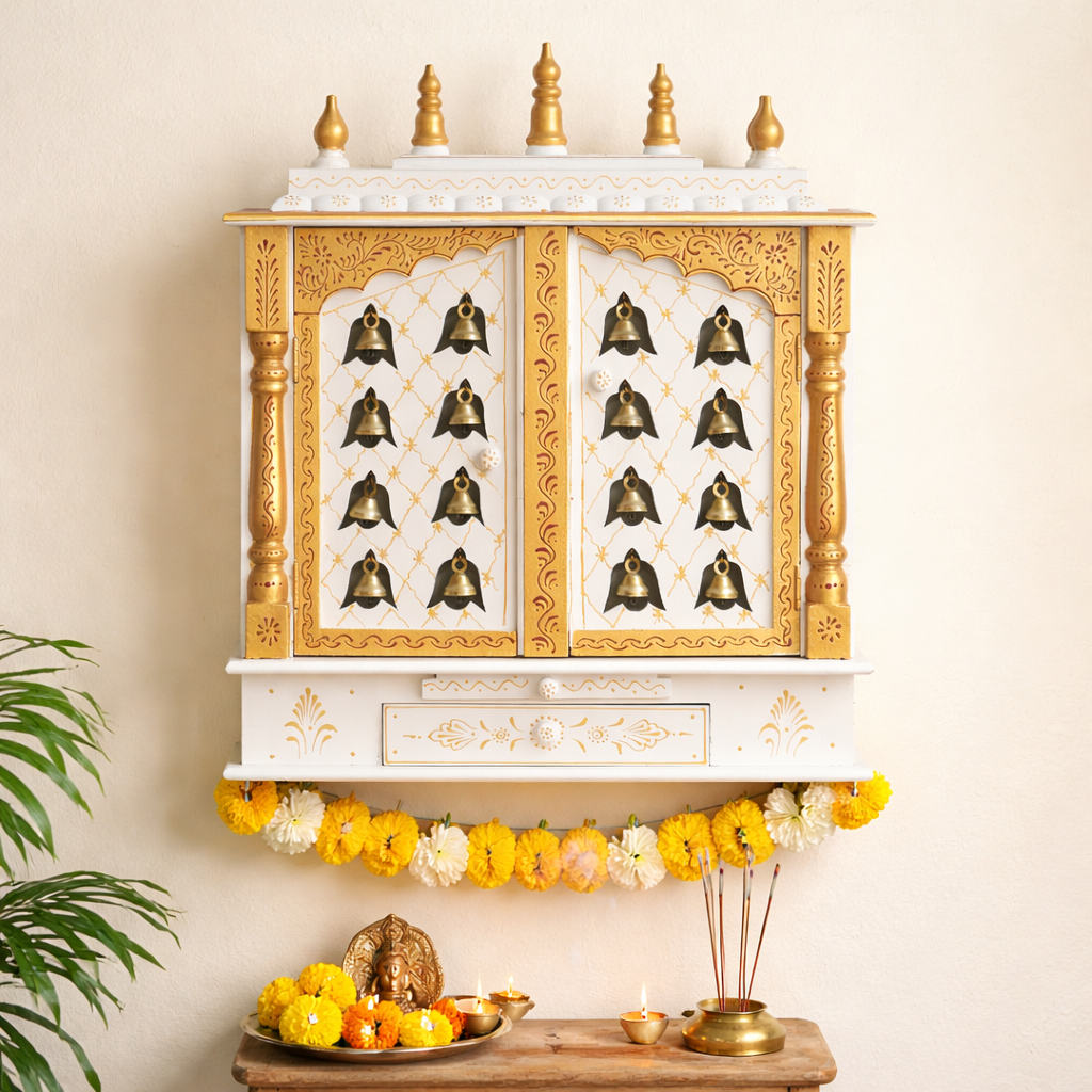 Ridhi Wooden Carved Mandir