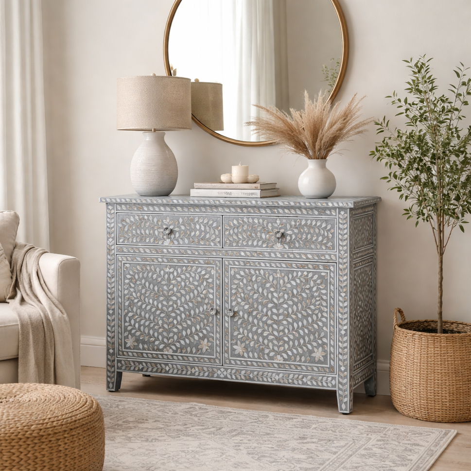 Savio Mother of Pearl  Inlay Chest