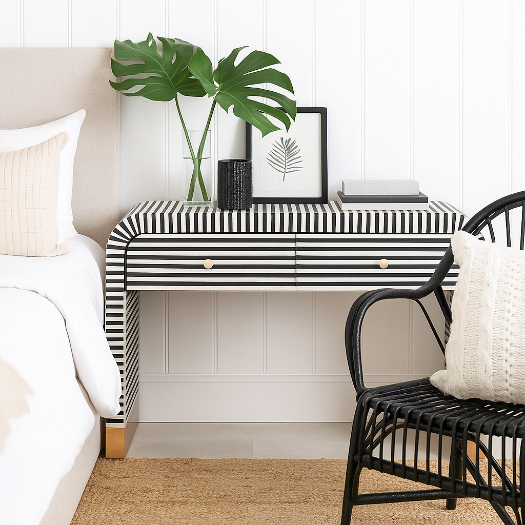 Yuno Bone Inlay Console Table