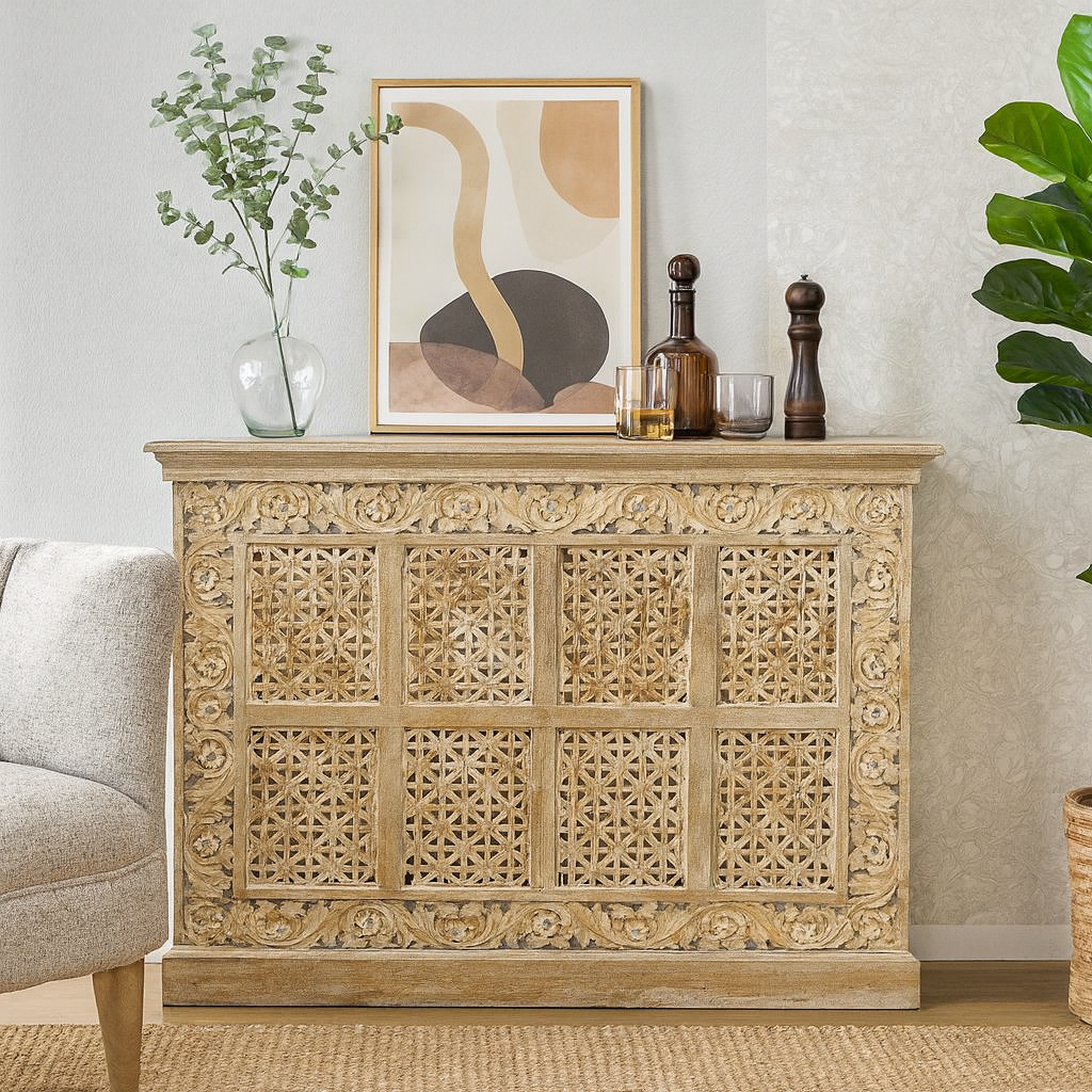 Joel Wooden Bar Cabinet